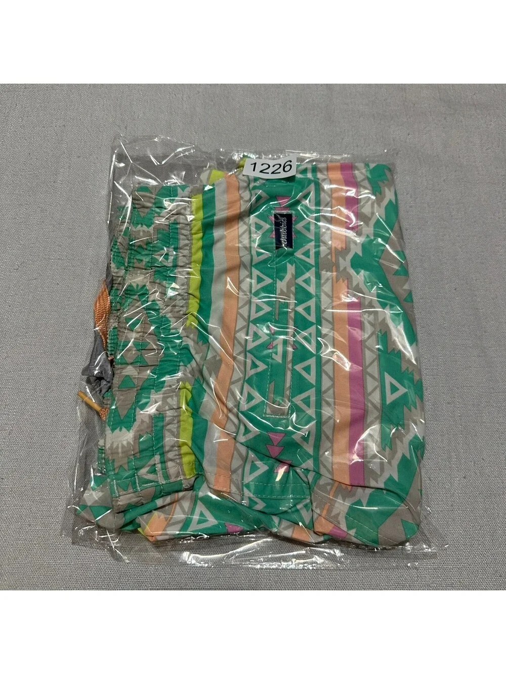 Chubbies Swim Green Men Large Multicolor Aztec 4